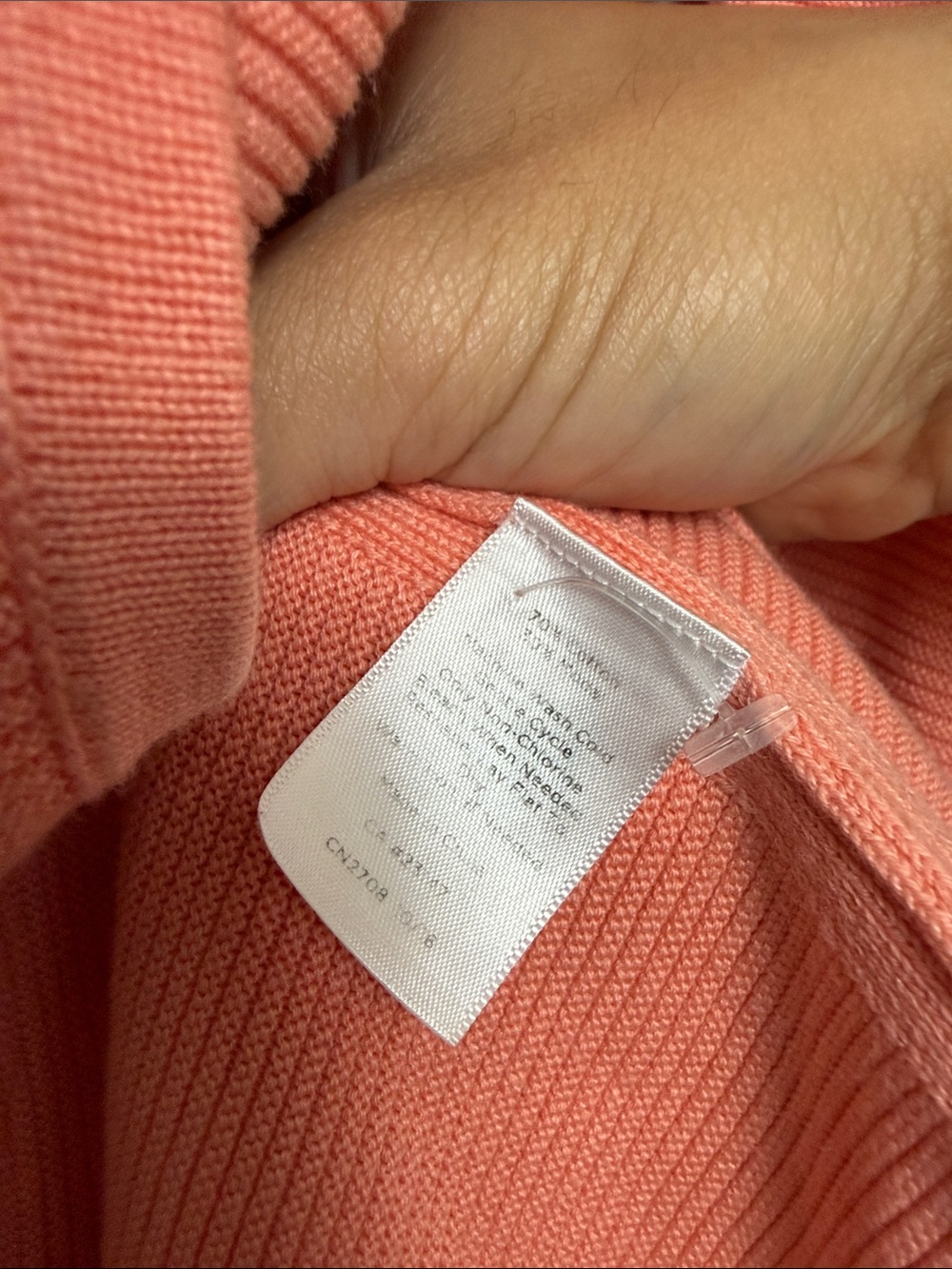 Talbots Ribbed Open Front Long Cardigan Sweater Size Medium - Picture 5 of 8